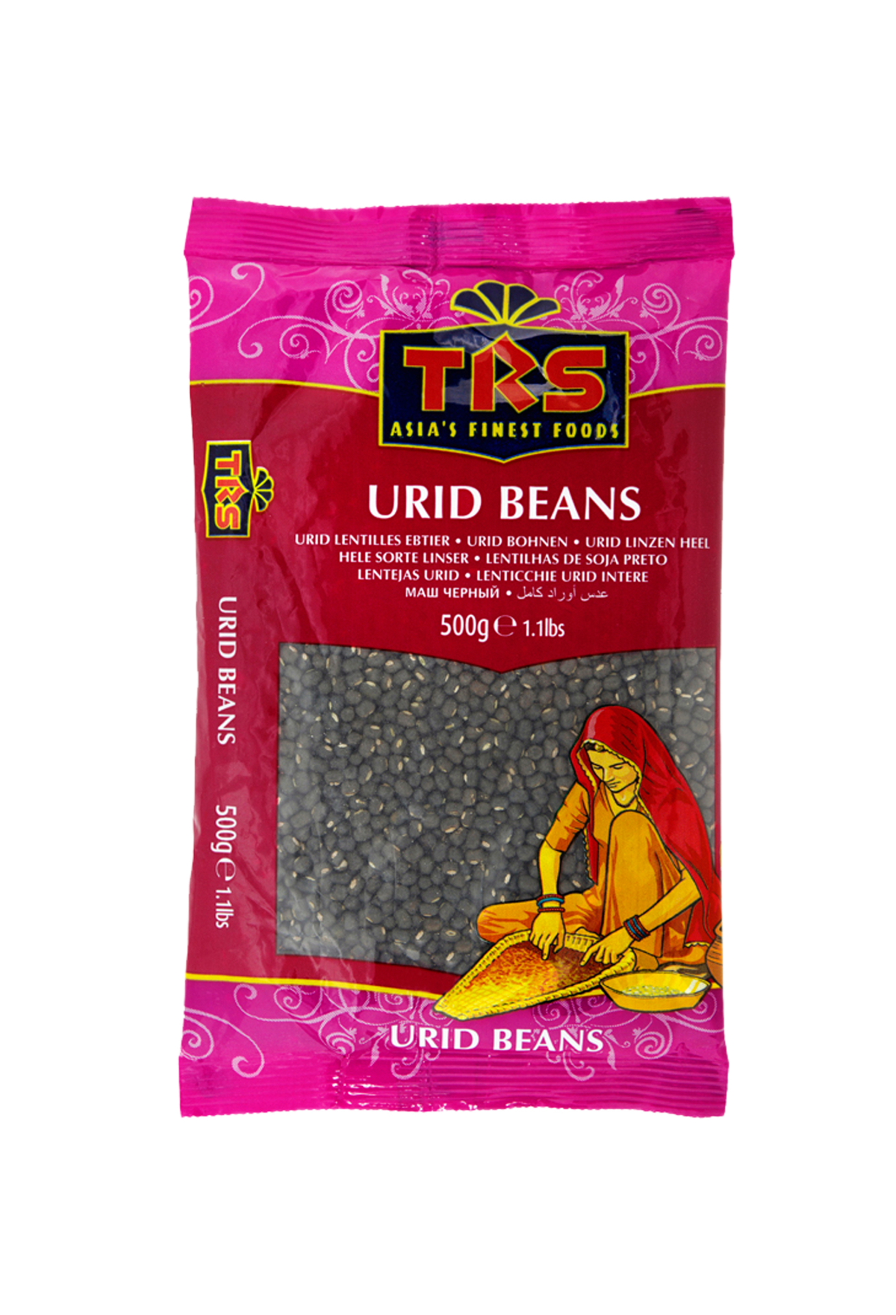 TRS Urid Whole (Black) - 500g